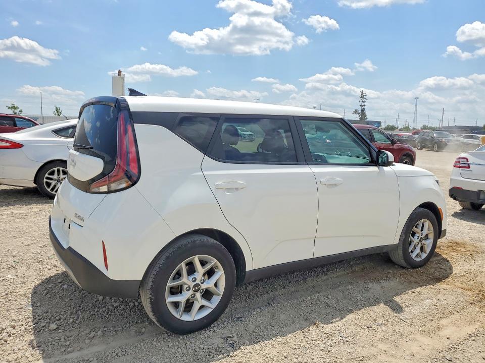 2025 Kia Soul VIN KNDJ23AUXS7925946 COPART salvage auction — HAIL, Ia - Cert Of Title-Salvage Title, sold $3,800 on 2026-07-29 (photo 3)