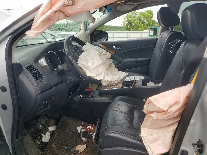 2014 Nissan Murano VIN JN8AZ1MU4EW414209 COPART salvage auction — FRONT END, Tn - Salvage Certificate, sold $450 on 2026-07-27 (photo 7)