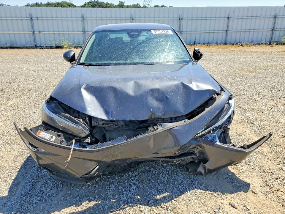 2025 Honda VIN 2HGFE2F29SH552404 COPART salvage auction — FRONT END, Ca - Salvage Certificate, sold $3,550 on 2026-07-31 (photo 5)