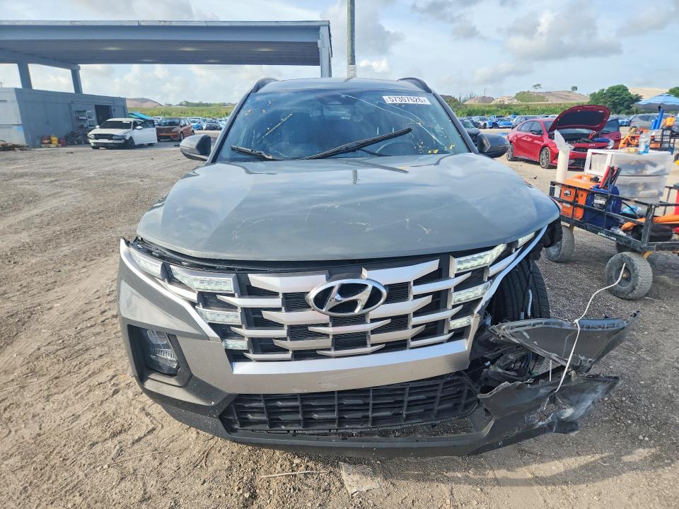 2023 Hyundai Santa cruz VIN 5NTJCDAE5PH060884 COPART salvage auction — FRONT END, Fl - Cert Of Title Slvg Rebuildable, sold $6,400 on 2026-07-14 (photo 5)