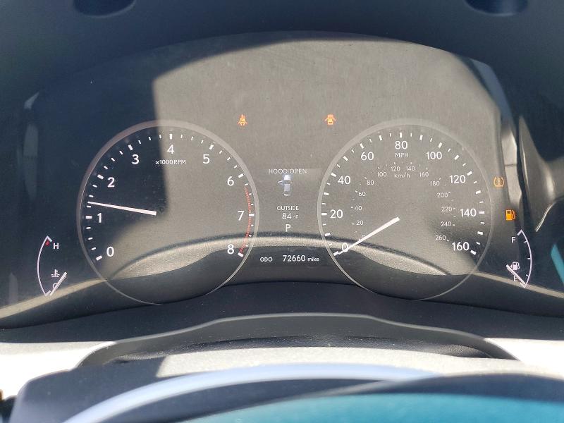 2015 Lexus ES VIN JTHBK1GG9F2180019 COPART salvage auction — FRONT END, Mi - Cert Of Title-Salvage Vehicle, sold $4,650 on 2026-07-14 (photo 9)