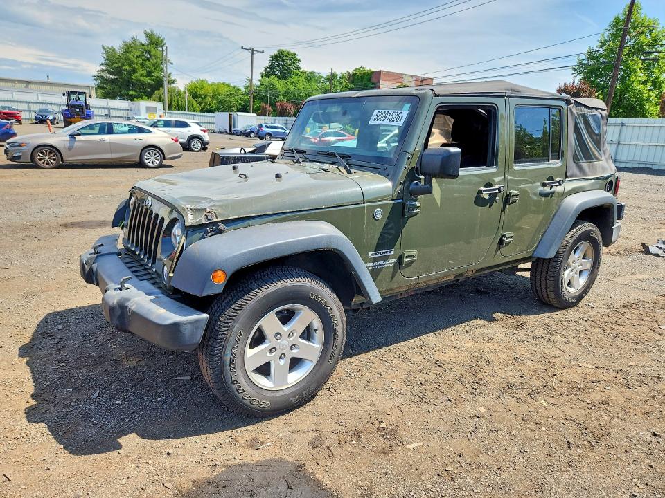 2016 Jeep VIN 1C4BJWDG4GL144174 COPART salvage auction — ROOF, Ct - Cert Of Title-Salvage, sold $4,450 on 2026-07-02 (photo 1)
