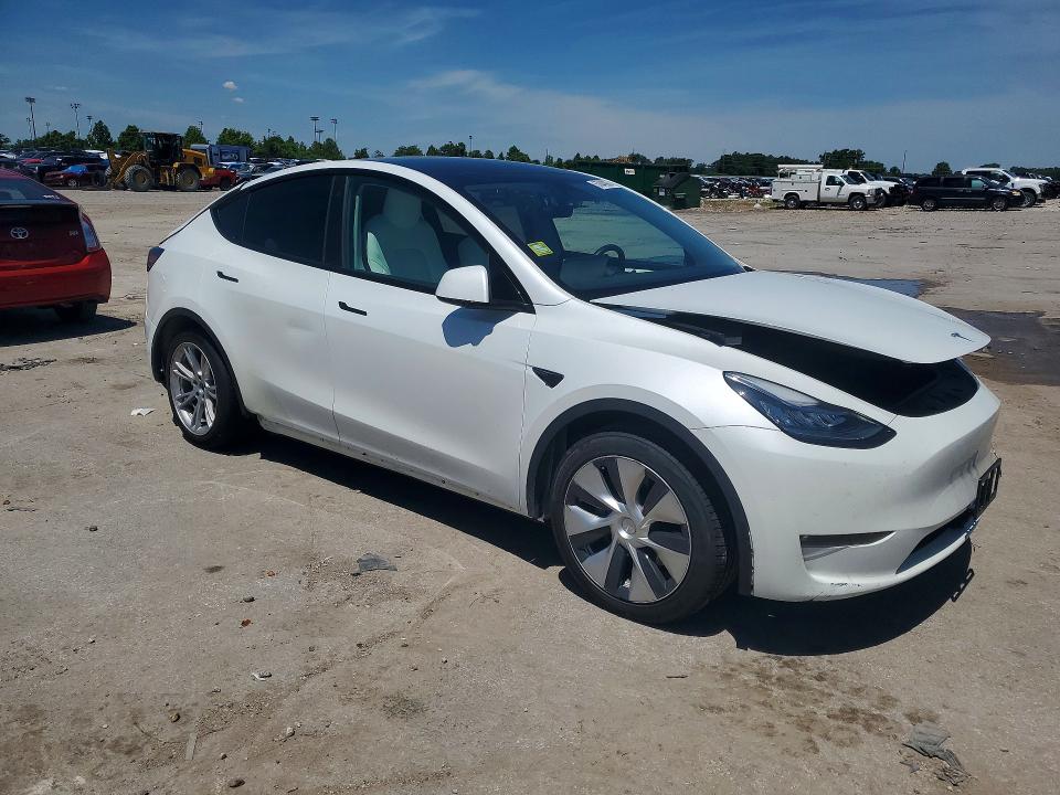 2023 Tesla VIN 7SAYGDEE9PF619558 COPART salvage auction — FRONT END, Mo - Salvage Certificate Of Title, sold $10,600 on 2026-07-31 (photo 4)