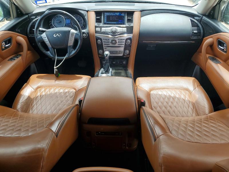 2019 Infiniti Qx80 VIN JN8AZ2NE7K9231507 COPART salvage auction — FRONT END, Tx - Nonrepairable Title, sold $4,650 on 2026-07-10 (photo 8)