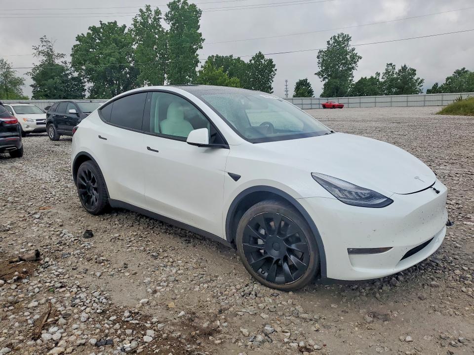 2021 Tesla Model y VIN 5YJYGDEE7MF190087 COPART salvage auction — FRONT END, Mi - Cert Of Title-Salvage Vehicle, sold $7,200 on 2026-07-16 (photo 4)