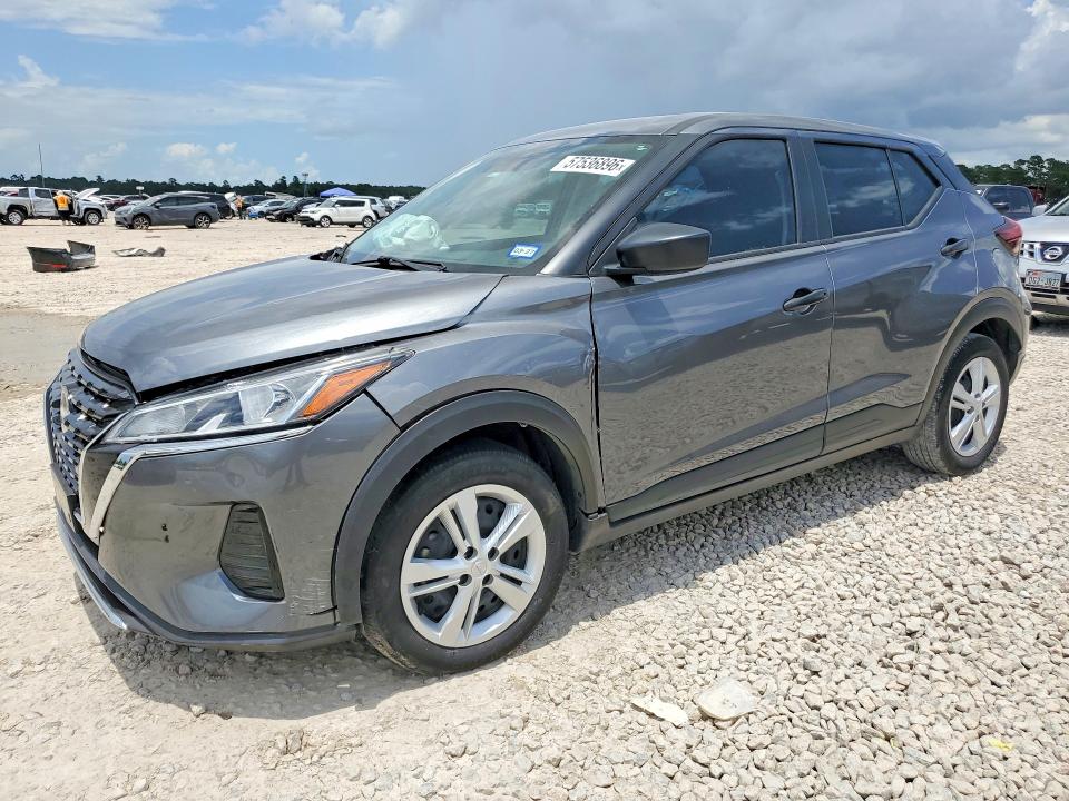 2025 Nissan Kicks VIN 3N1CP5BV6SL481346 COPART salvage auction — FRONT END, Tx - Salvage Vehicle Title, sold $7,400 on 2026-07-21 (photo 1)