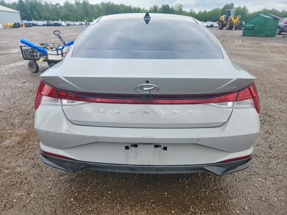 2021 Hyundai Elantra VIN KMHLN4AGXMU172547 COPART salvage auction — SIDE, On - Permit Salvage, sold $5,200 on 2026-07-16 (photo 6)