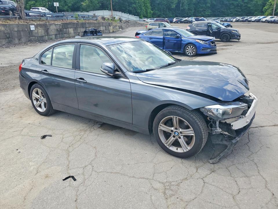 2013 BMW 3er VIN WBA3B3C53DF540183 COPART salvage auction — FRONT END, Ny - Mv-907A Salvage Certificate, sold $2,500 on 2026-07-16 (photo 4)