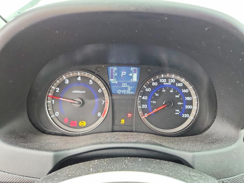 2016 Hyundai Accent VIN KMHCT5AE1GU292400 COPART salvage auction — FRONT END, AB - BOS - SALVAGE, sold $425 on 2026-07-28 (photo 9)