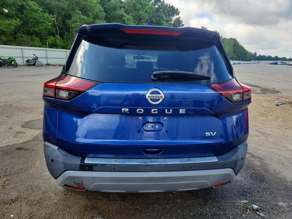 2021 Nissan Rogue VIN 5N1AT3BA2MC760109 COPART salvage auction — FRONT END, La - Cert Of Title-Salvage, sold $4,550 on 2026-07-09 (photo 6)
