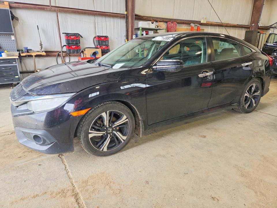2016 Honda Civic VIN 2HGFC1F9XGH107058 COPART salvage auction — MECHANICAL, Ab - Bos - Active, sold $3,100 on 2026-07-02 (photo 1)