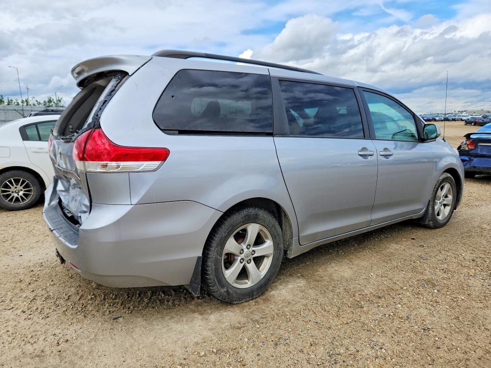 2013 Toyota Sienna VIN 5TDKK3DC8DS367059 COPART salvage auction — REAR END, Ab - Bos - Salvage, sold $3,650 on 2026-07-09 (photo 3)