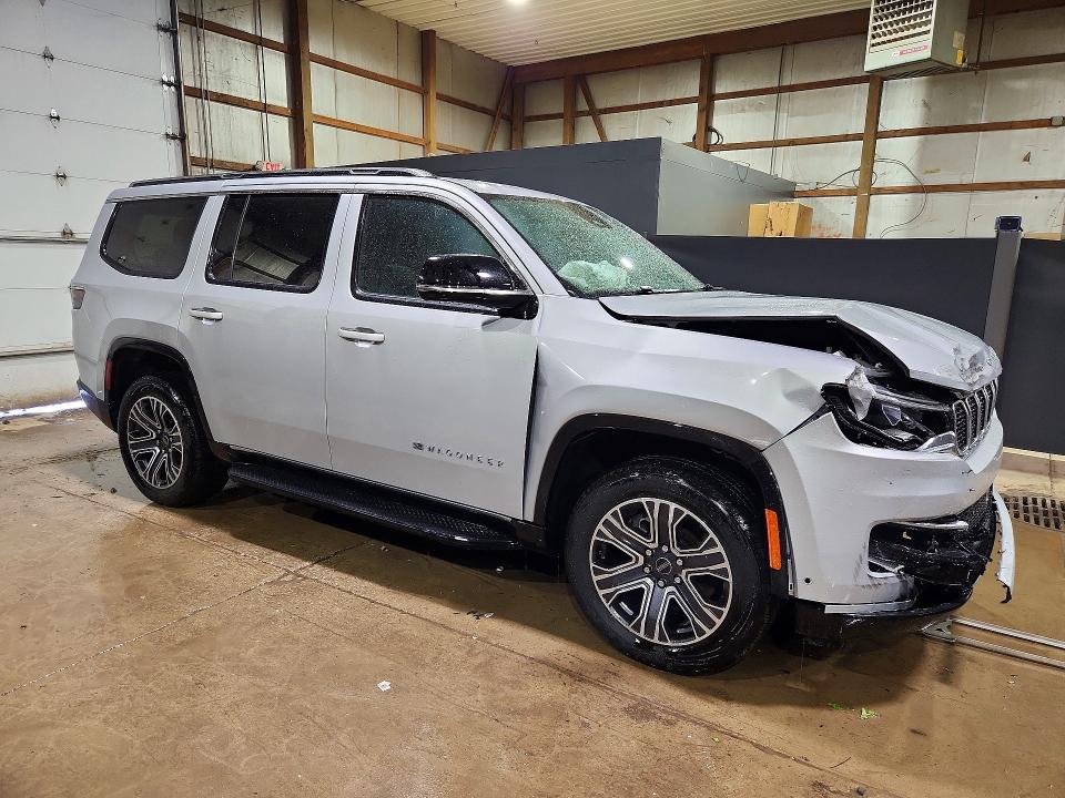 2025 Jeep Wagoneer VIN 1C4SJVBP4SS527270 COPART salvage auction — FRONT END, Oh - Certificate Of Title (P), sold $21,900 on 2026-07-15 (photo 4)