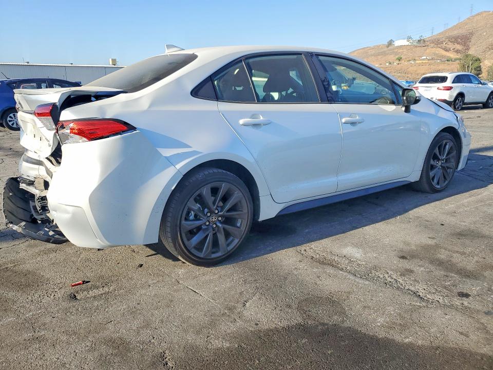 2025 Toyota VIN JTDBCMFE0SJ046693 COPART salvage auction — REAR END, Ca - Salvage Certificate, sold $225 on 2026-07-27 (photo 3)