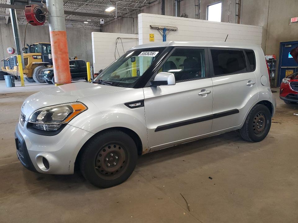 2013 Kia Soul VIN KNDJT2A54D7772502 COPART salvage auction — FRONT END, MN - CERTIFICATE OF TITLE, sold $1,300 on 2026-07-07 (photo 1)