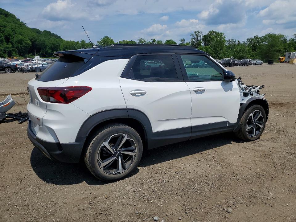 2023 Chevrolet Trailblazer VIN KL79MUSL7PB115815 COPART salvage auction — FRONT END, Ny - Mv-907A Salvage Certificate, sold $3,000 on 2026-07-14 (photo 3)