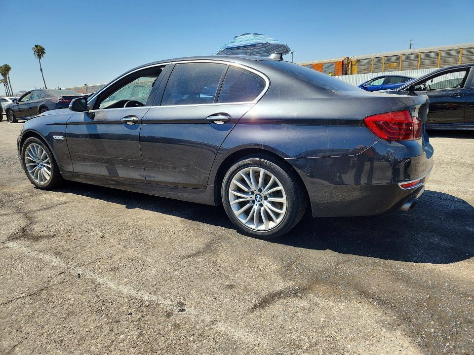 2014 BMW 5 series VIN WBA5A5C58ED507216 COPART salvage auction — SIDE, CA - DIS/DLR/EXP ONLY CLEAN TITLE, sold $500 on 2026-07-31 (photo 2)