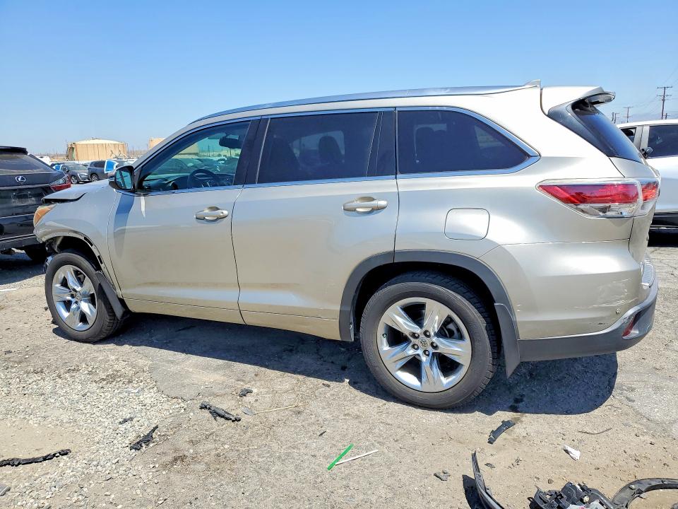 2014 Toyota VIN 5TDDKRFH7ES069608 COPART salvage auction — FRONT END, Ca - Salvage Certificate, sold $4,850 on 2026-07-13 (photo 2)