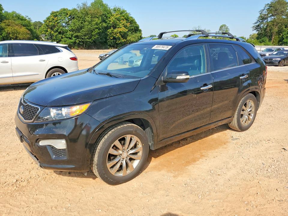 2011 Kia Sorento VIN 5XYKW4A26BG161464 COPART salvage auction — FRONT END, Nc - Salvage Certificate Of Title, sold $1,800 on 2026-07-27 (photo 1)