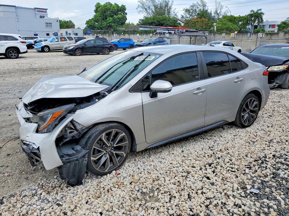 2020 Toyota Corolla VIN 5YFS4RCE4LP018925 COPART salvage auction — FRONT END, Fl - Certificate Of Destruction, sold $3,700 on 2026-07-31 (photo 1)