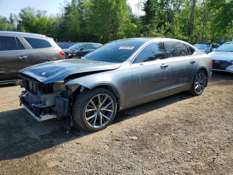 2018 Volvo S90 VIN LVY992MK0JP020707 COPART salvage auction — FRONT END, ON - PERMIT NO BRAND - UNFIT, sold $2,250 on 2026-07-16 (photo 1)