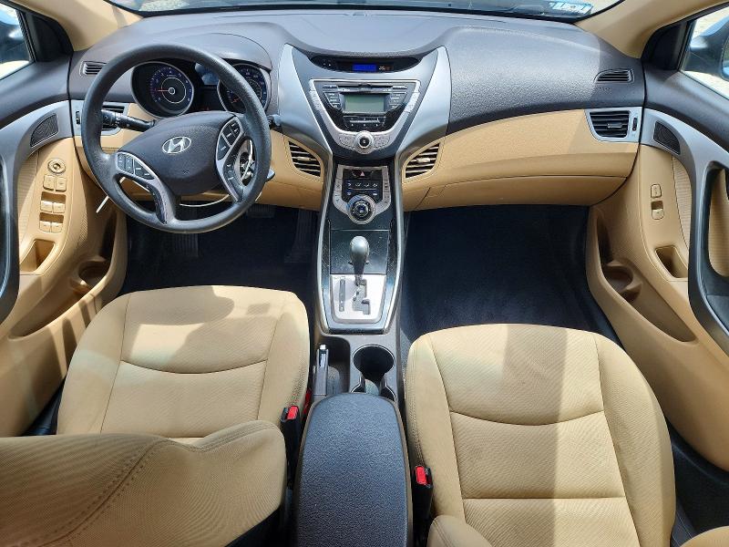 2013 Hyundai Elantra VIN KMHDH4AE0DU626492 COPART salvage auction — FRONT END, Ma - Cert Of Title-Reconstrctd Coll, sold $575 on 2026-07-06 (photo 8)