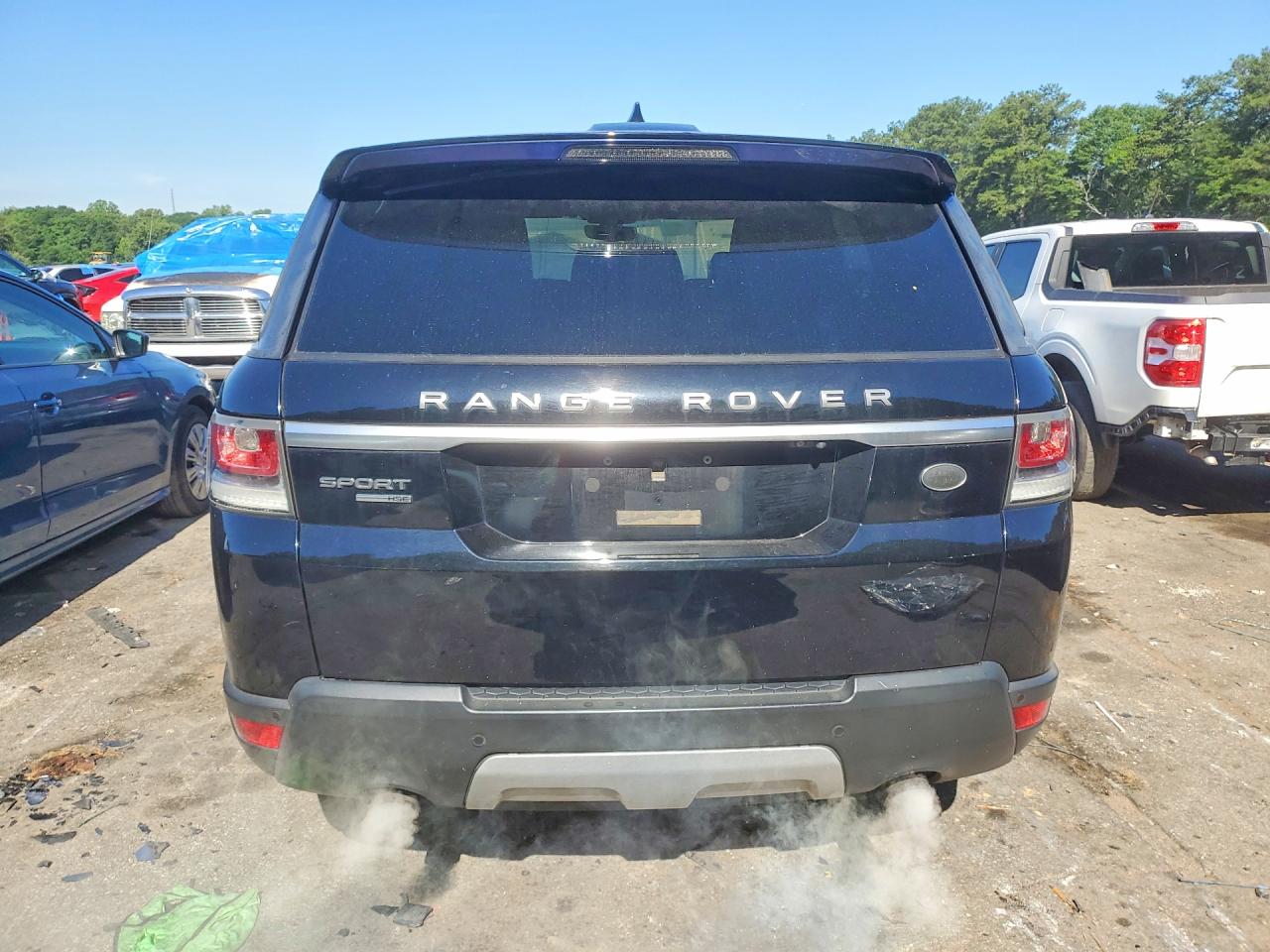 2017 Land Rover Range Rover Sport VIN SALWR2FV5HA161831 COPART salvage auction — Front End, GA - CERTIFICATE OF TITLE, sold $2,100 on 2026-07-03 (photo 6)