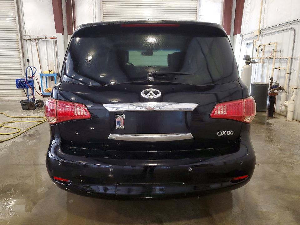 2014 Infiniti Qx80 VIN JN8AZ2NE0E9063651 COPART salvage auction — WATER/FLOOD, Mn - Cert Of Title-Prior Salvage, sold $925 on 2026-07-06 (photo 6)