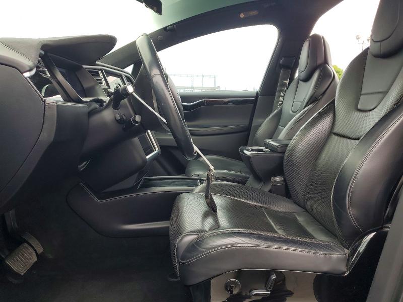 2016 Tesla Model x VIN 5YJXCBE29GF012249 COPART salvage auction — REAR END, Ca - Salvage Certificate, sold $5,000 on 2026-07-29 (photo 7)