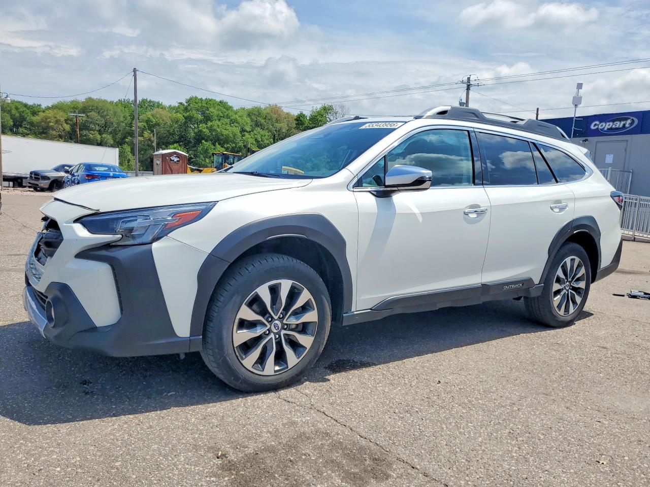 2023 Subaru Outback VIN 4S4BTGPD1P3186136 COPART salvage auction — Front End, MN - CERT OF TITLE-SALVAGE, sold $12,200 on 2026-07-02 (photo 1)