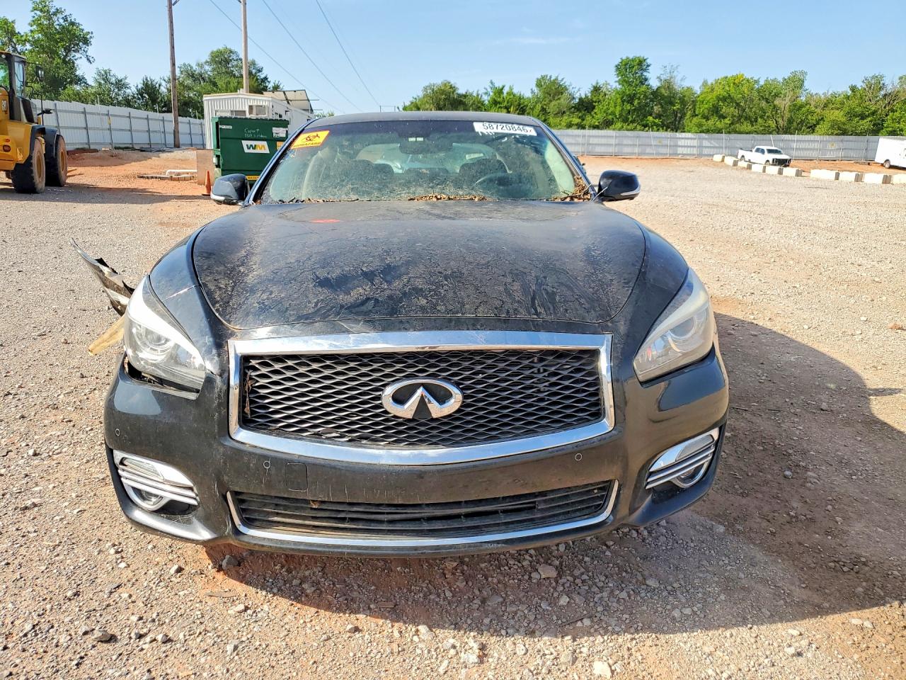 2017 Infiniti Q70 VIN JN1BY1AP6HM741327 COPART salvage auction — Side, OK - CERTIFICATE OF TITLE, sold $900 on 2026-07-09 (photo 5)