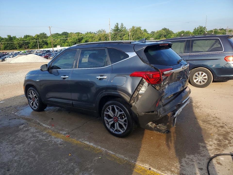 2021 Kia Seltos VIN KNDETCA25M7175016 COPART salvage auction — REAR END, Ky - Cert Of Title-Salvage, sold $3,300 on 2026-07-08 (photo 2)