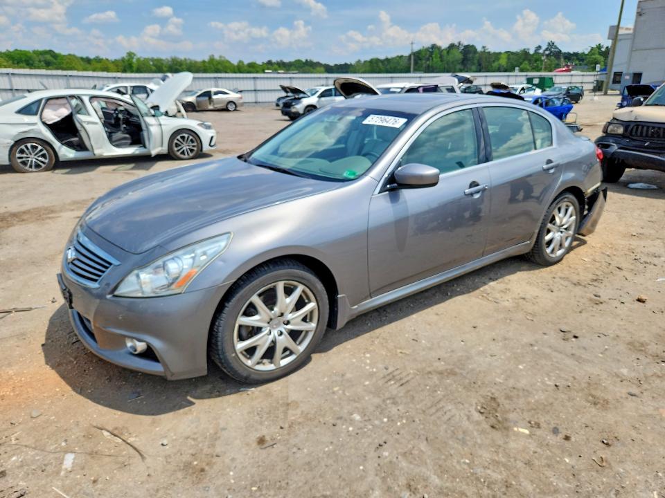 2010 Infiniti G37 VIN JN1CV6AR0AM455085 COPART salvage auction — REAR END, Va - Certificate Of Title, sold $3,000 on 2026-07-15 (photo 1)