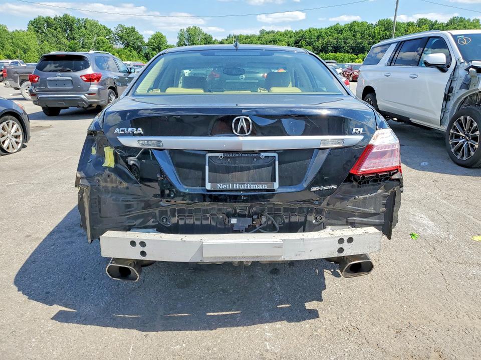 2010 Acura Rl VIN JH4KB2F63AC001927 COPART salvage auction — REAR END, Ky - Cert Of Title-Salvage, sold $2,050 on 2026-07-30 (photo 6)