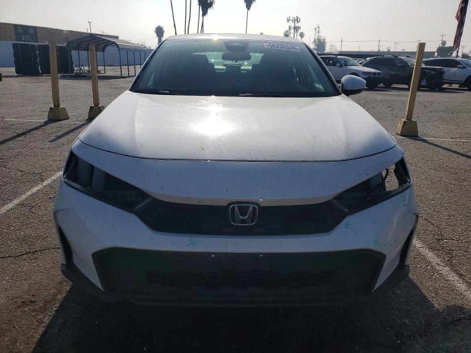 2025 Honda Civic VIN 2HGFE2F29SH523470 COPART salvage auction — FRONT END, Ca - Salvage Certificate, sold $6,500 on 2026-07-25 (photo 5)