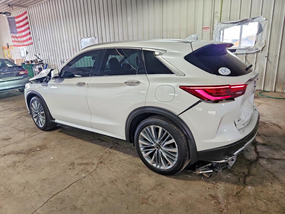 2024 Infiniti Qx50 VIN 3PCAJ5EB8RF112309 COPART salvage auction — FRONT END, WI, sold $7,900 on 2026-10-19 (photo 2)