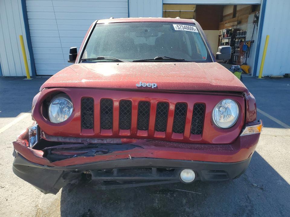 2015 Jeep Patriot VIN 1C4NJRBB8FD148131 COPART salvage auction — FRONT END, Id - Salvage Certificate Of Title, sold $925 on 2026-07-09 (photo 5)