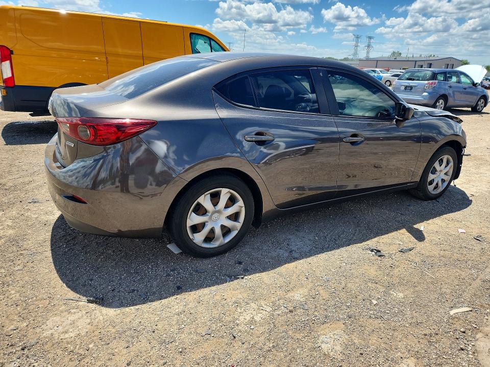 2014 Mazda 3 VIN JM1BM1U74E1166095 COPART salvage auction — FRONT END, Il - Salvage Certificate, sold $1,650 on 2026-07-28 (photo 3)