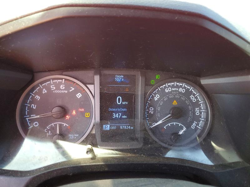 2017 Toyota Tacoma VIN 3TMCZ5ANXHM101131 COPART salvage auction — FRONT END, Az - Cert Of Title - Salvage, sold $10,200 on 2026-07-09 (photo 9)