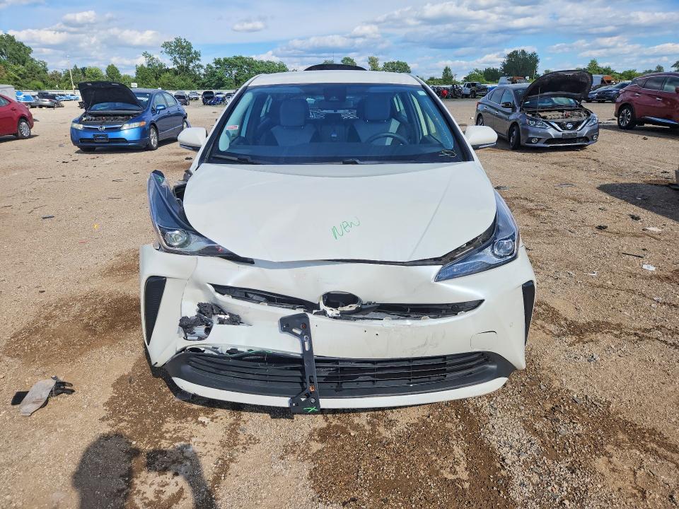 2019 Toyota Prius VIN JTDKARFU4K3081025 COPART salvage auction — FRONT END, Il - Salvage Certificate, sold $5,900 on 2026-07-21 (photo 5)