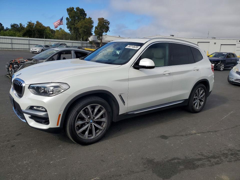 2019 BMW X3 VIN 5UXTR9C56KLP95196 COPART salvage auction — REAR END, CA - SALVAGE CERTIFICATE, sold $7,000 on 2026-07-22 (photo 1)