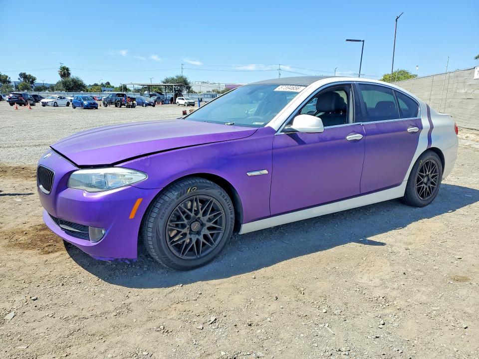 2013 BMW 5er VIN WBAXG5C56DD232113 COPART salvage auction — FRONT END, Ca - Salvage Certificate, sold $1,100 on 2026-07-31 (photo 1)