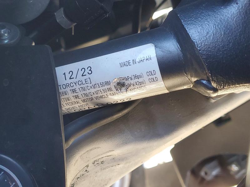 2024 Yamaha Yzf VIN JYARM38E0RA010222 COPART salvage auction — SIDE, Ca - Salvage Certificate, sold $2,150 on 2026-07-23 (photo 9)