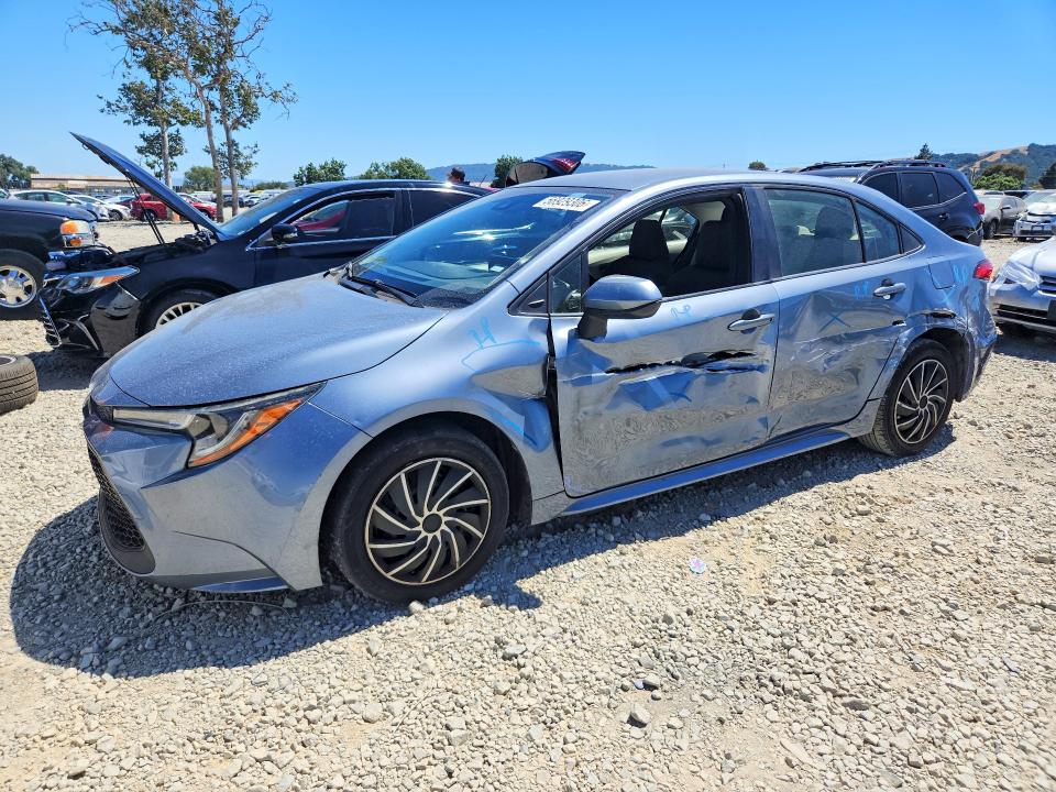 2020 Toyota Corolla VIN JTDEPRAEXLJ027205 COPART salvage auction — SIDE, Ca - Salvage Certificate, sold $3,600 on 2026-07-07 (photo 1)