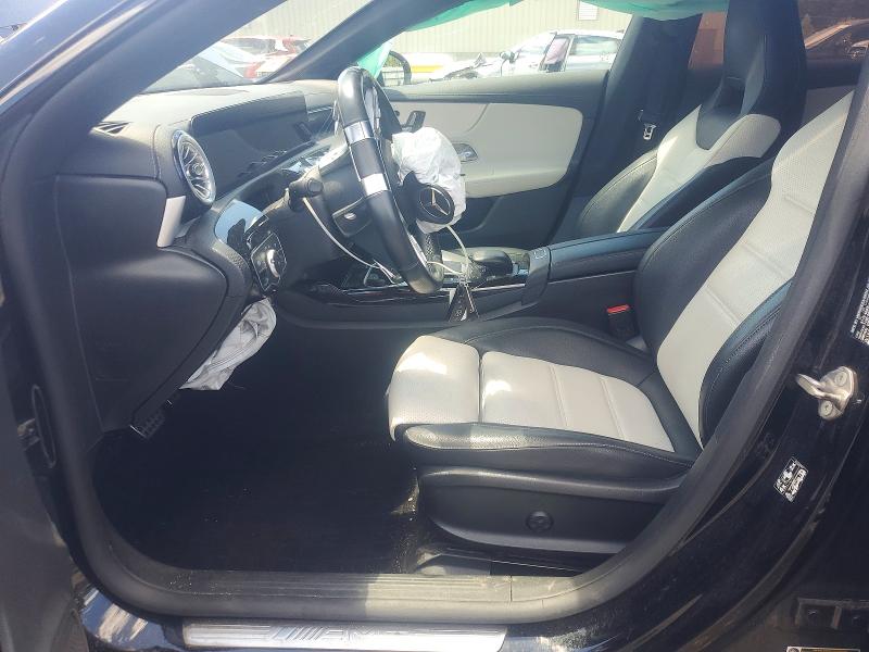 2022 Mercedes-benz Cla-klasse amg VIN W1K5J5BB4NN260271 COPART salvage auction — FRONT END, Ma - Cert Of Title-Salvage, sold $11,700 on 2026-08-18 (photo 7)