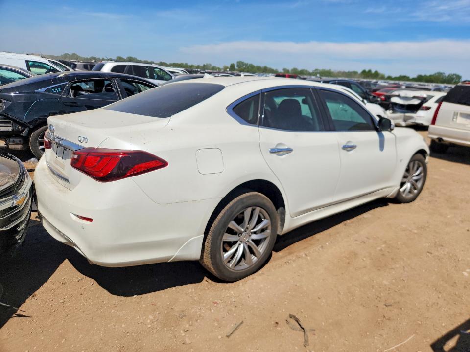2019 Infiniti Q70 VIN JN1BY1AR8KM580066 COPART salvage auction — FRONT END, Il - Salvage Certificate, sold $300 on 2026-07-28 (photo 3)