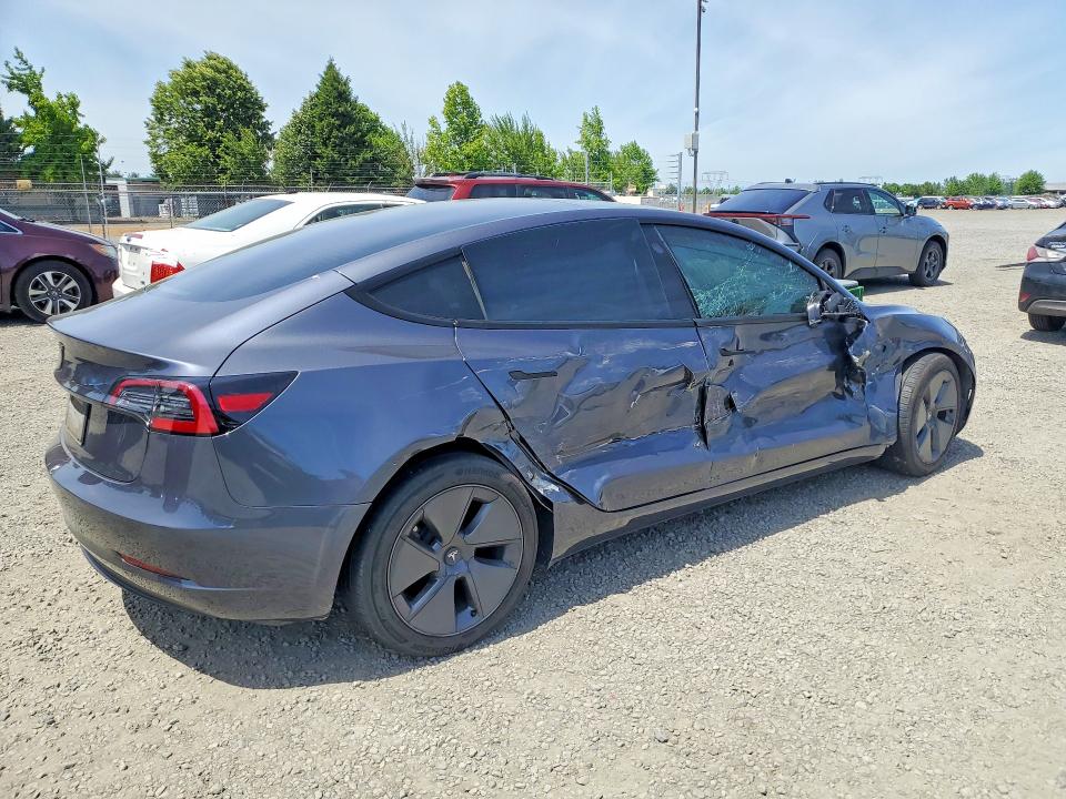 2023 Tesla Model 3 VIN 5YJ3E1EAXPF453253 COPART salvage auction — FRONT END, Or - Salvage Title Certificate, sold $200 on 2026-07-21 (photo 3)