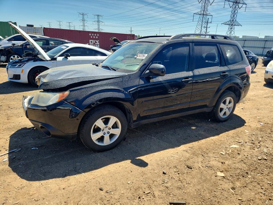 2010 Subaru Forester VIN JF2SH6BC3AH795660 COPART salvage auction — FRONT END, Il - Salvage Certificate, sold $350 on 2026-07-28 (photo 1)