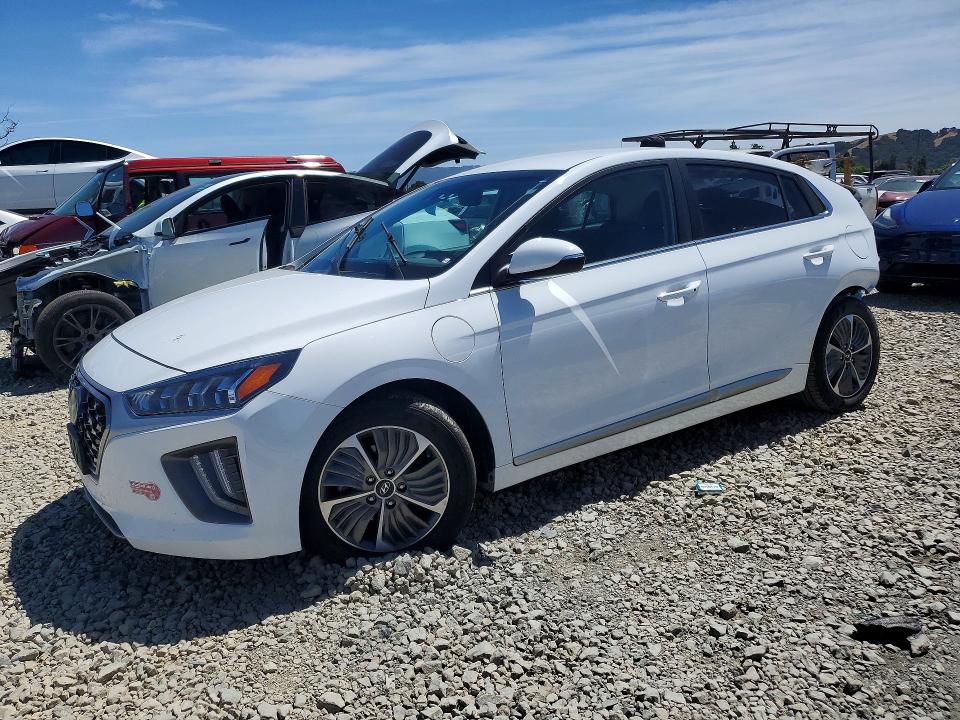 2021 Hyundai Ioniq VIN KMHC75LD0MU256430 COPART salvage auction — REAR END, CA - SALVAGE CERTIFICATE, sold $2,750 on 2026-07-14 (photo 1)