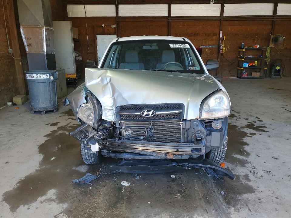 2008 Hyundai Tucson VIN KM8JM12B78U897959 COPART salvage auction — FRONT END, PA - CERTIFICATE OF SALVAGE, sold $175 on 2026-07-02 (photo 5)